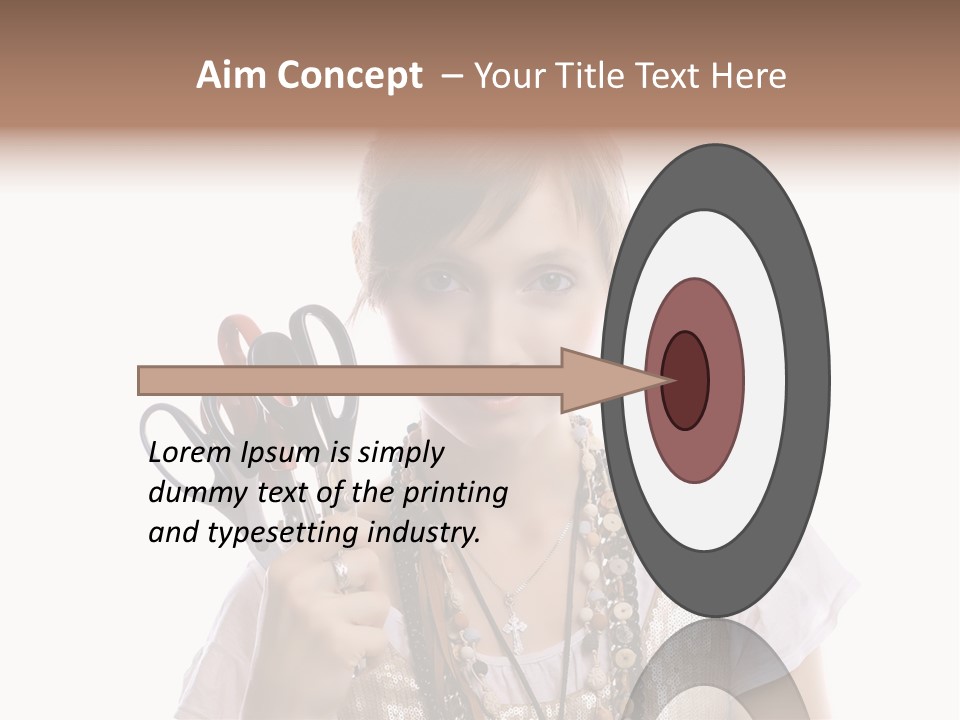 Arm Style Cutting PowerPoint Template