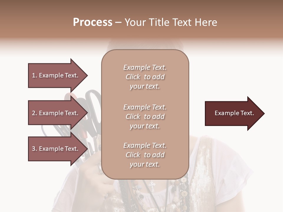 Arm Style Cutting PowerPoint Template