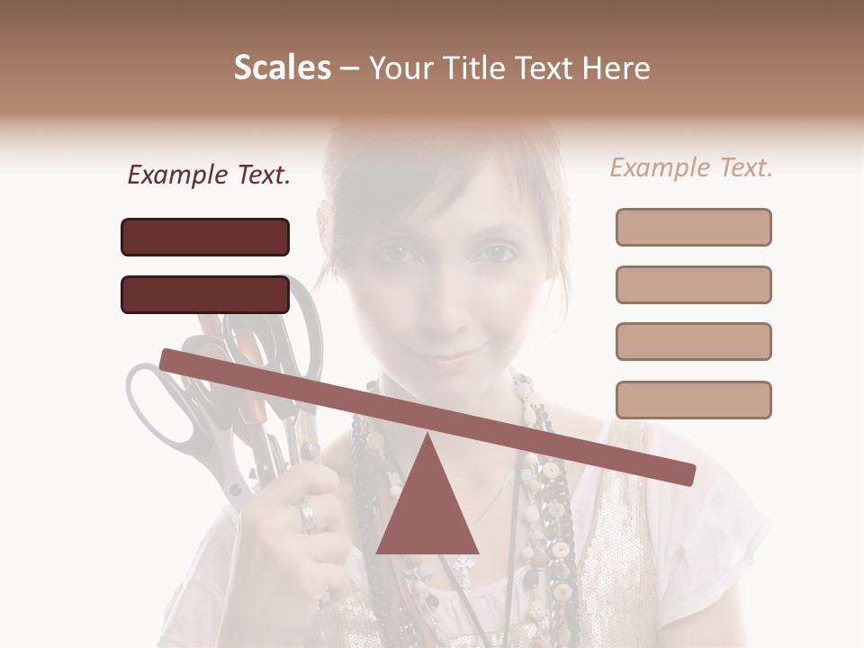 Arm Style Cutting PowerPoint Template