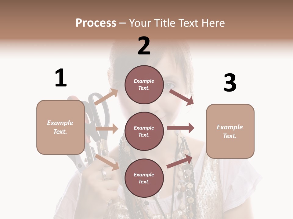 Arm Style Cutting PowerPoint Template