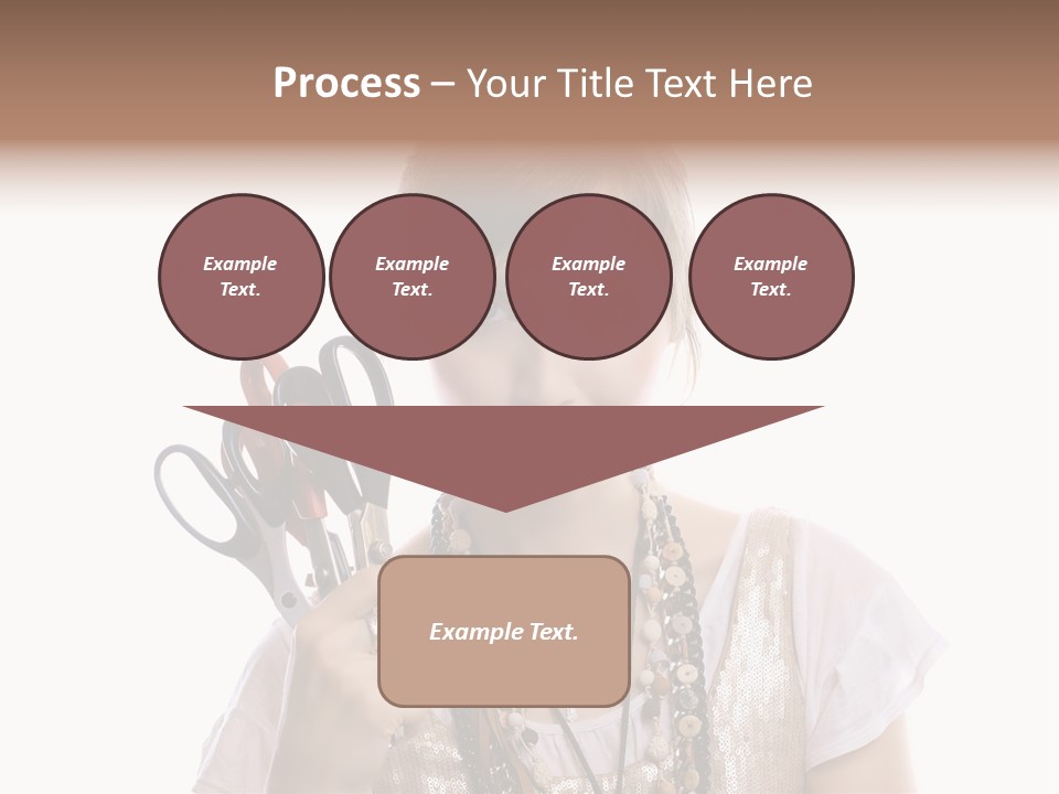 Arm Style Cutting PowerPoint Template