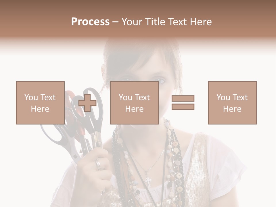 Arm Style Cutting PowerPoint Template