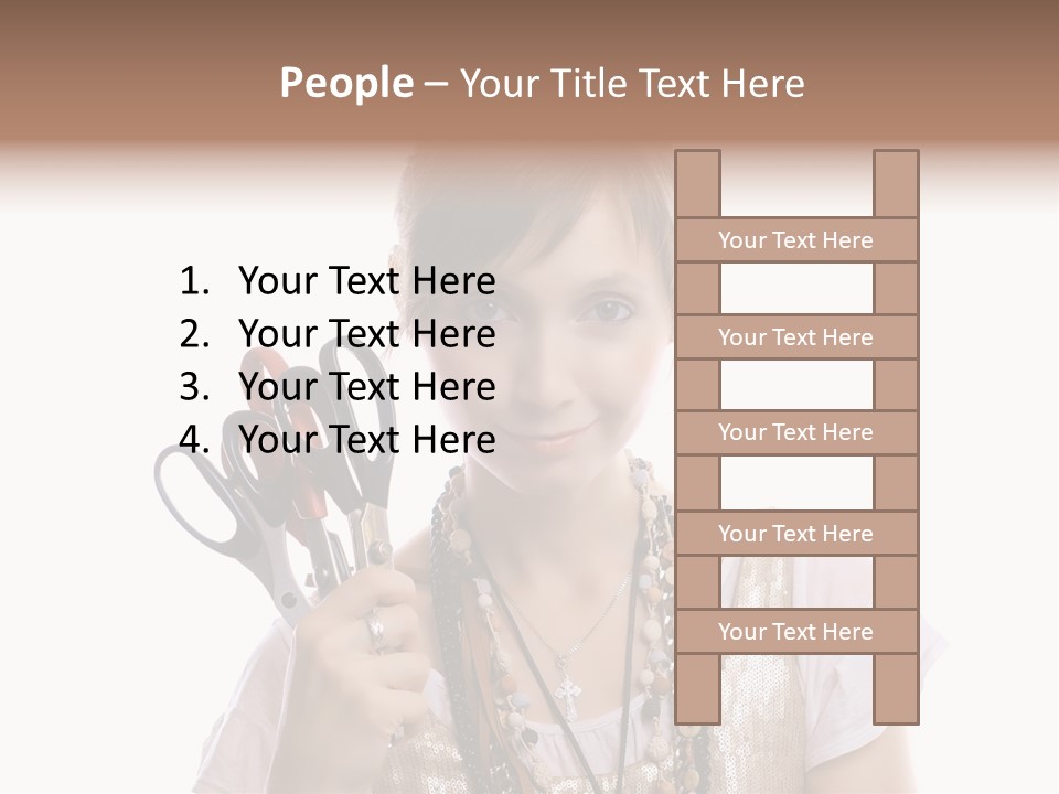 Arm Style Cutting PowerPoint Template