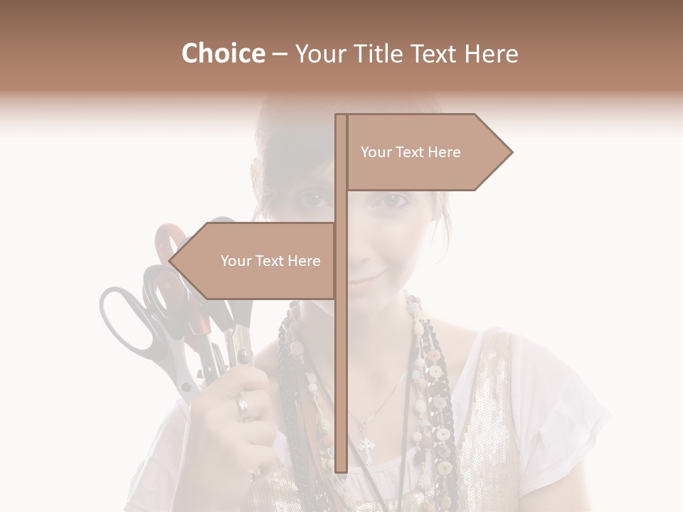 Arm Style Cutting PowerPoint Template