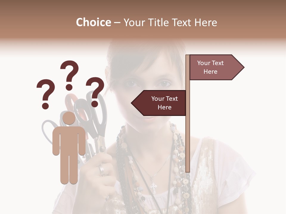 Arm Style Cutting PowerPoint Template