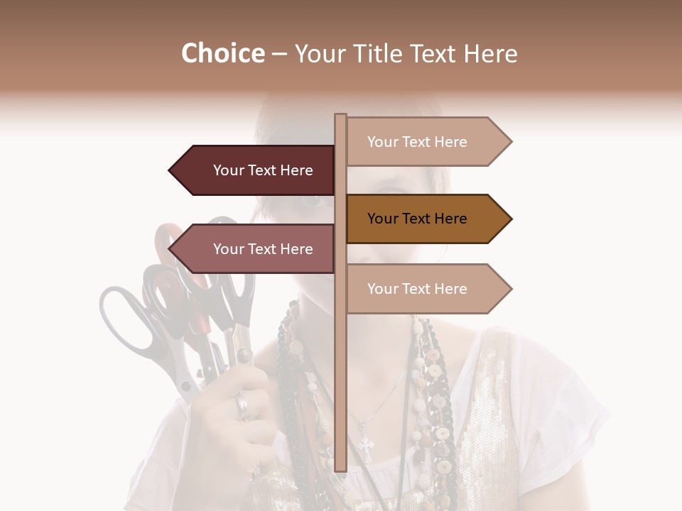 Arm Style Cutting PowerPoint Template