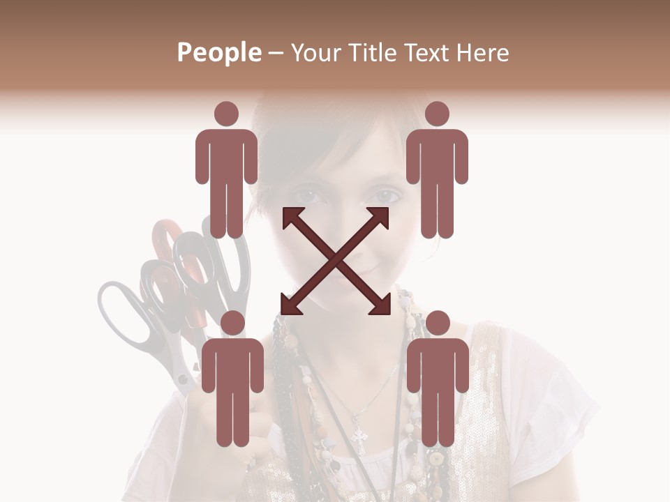 Arm Style Cutting PowerPoint Template