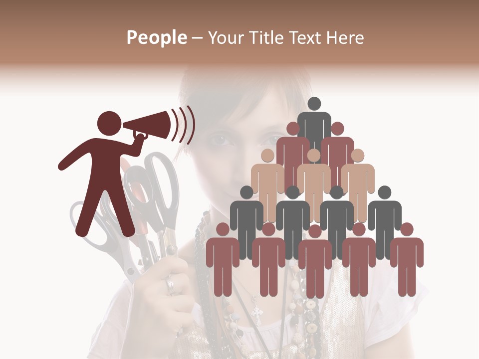 Arm Style Cutting PowerPoint Template