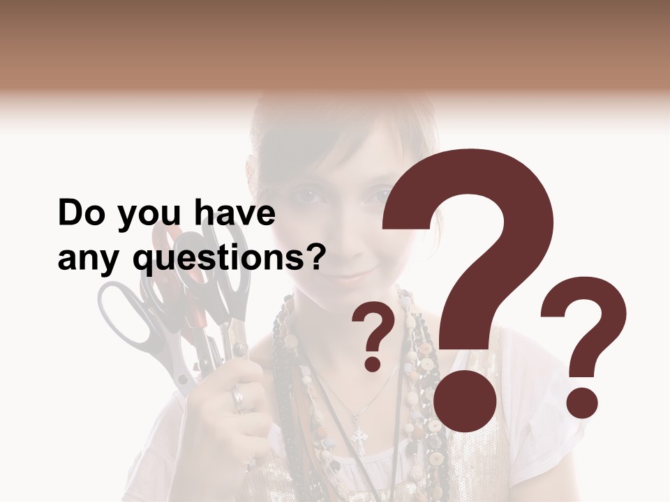 Arm Style Cutting PowerPoint Template