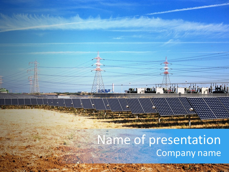 Energy Ground Environment PowerPoint Template