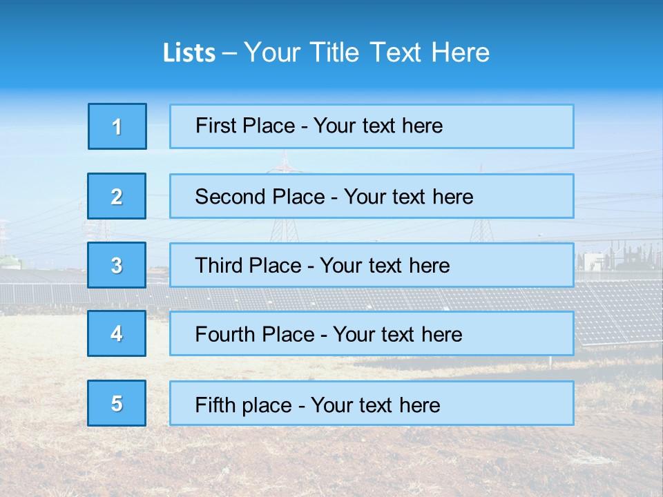 Energy Ground Environment PowerPoint Template