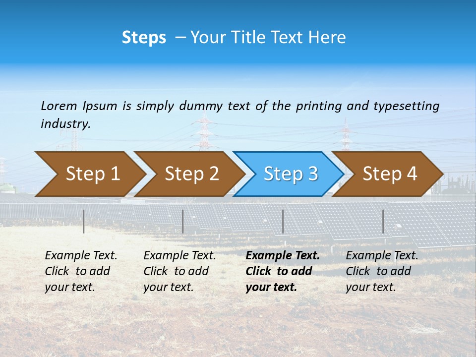Energy Ground Environment PowerPoint Template