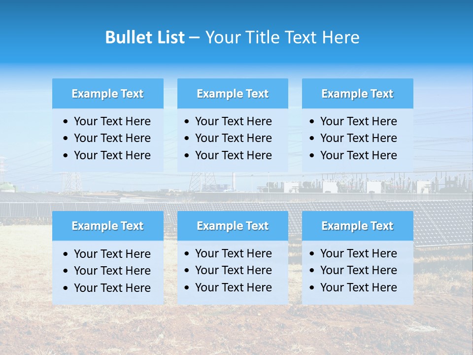 Energy Ground Environment PowerPoint Template