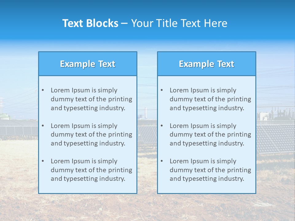 Energy Ground Environment PowerPoint Template