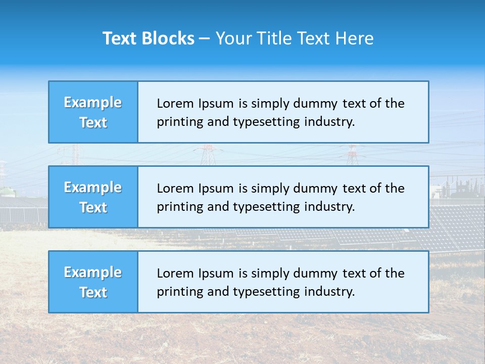 Energy Ground Environment PowerPoint Template