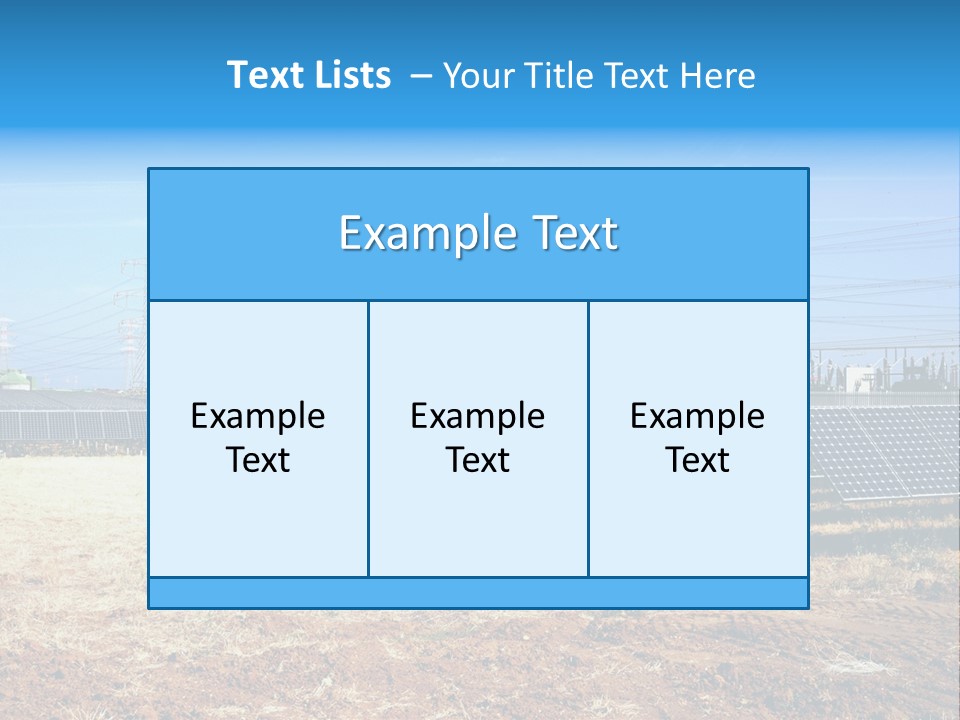 Energy Ground Environment PowerPoint Template