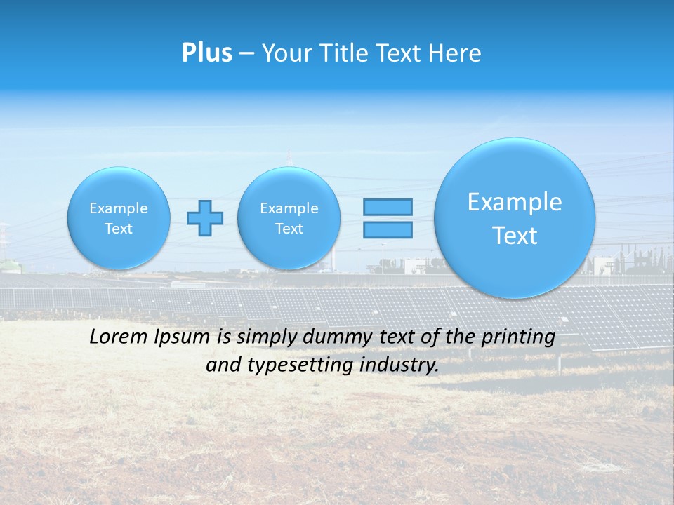 Energy Ground Environment PowerPoint Template