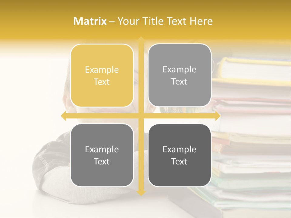 Textbooks Lifestyle Youth PowerPoint Template
