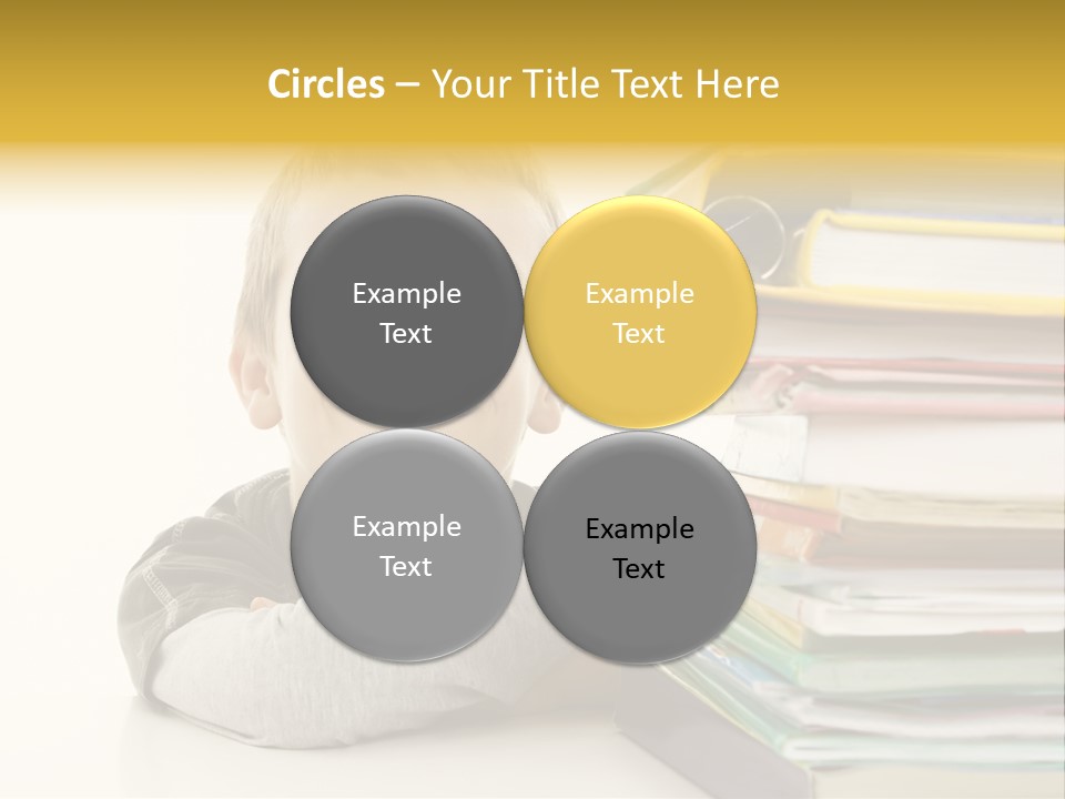 Textbooks Lifestyle Youth PowerPoint Template