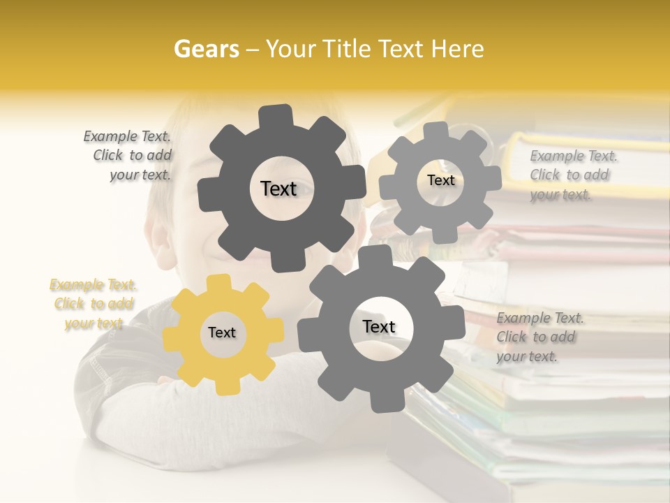 Textbooks Lifestyle Youth PowerPoint Template