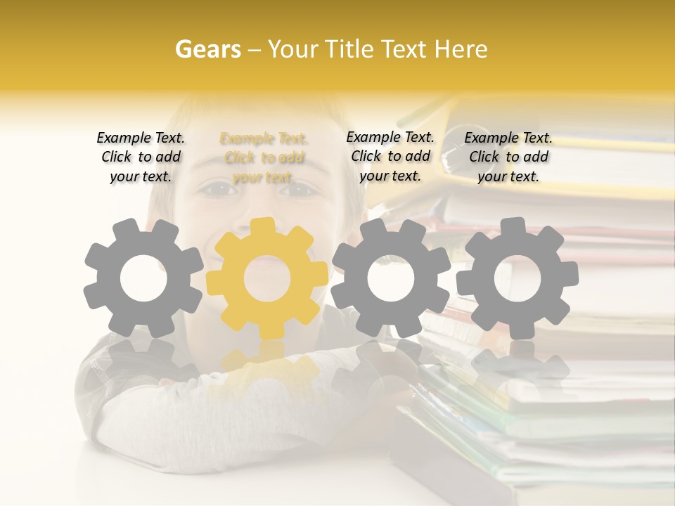 Textbooks Lifestyle Youth PowerPoint Template