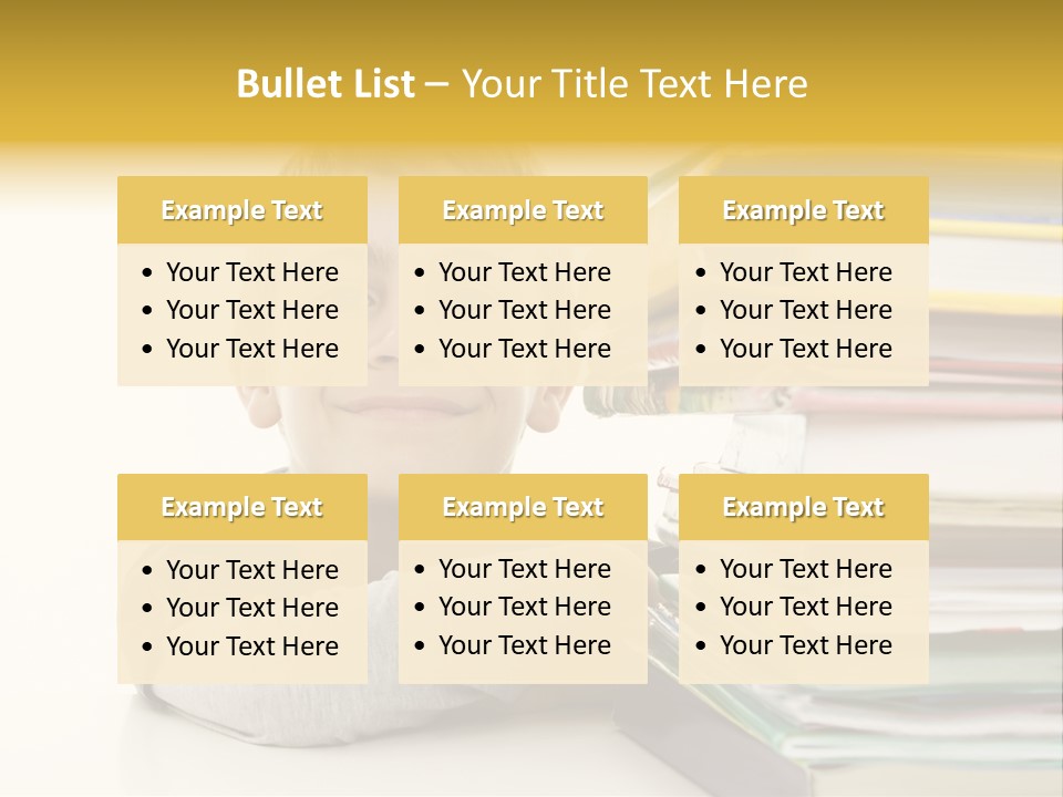 Textbooks Lifestyle Youth PowerPoint Template