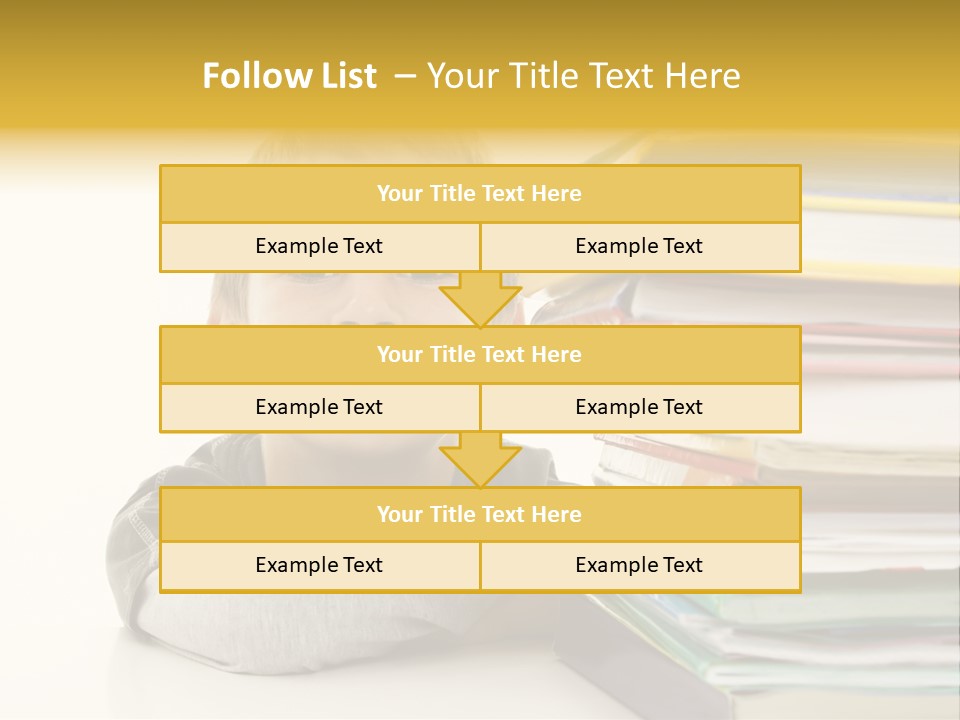 Textbooks Lifestyle Youth PowerPoint Template