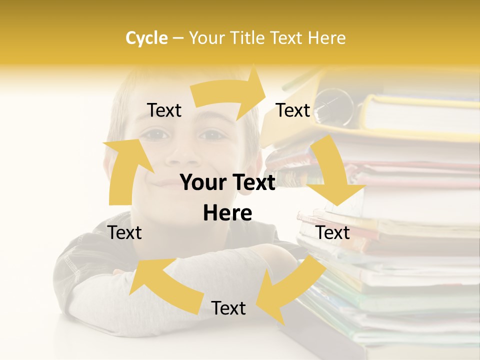 Textbooks Lifestyle Youth PowerPoint Template