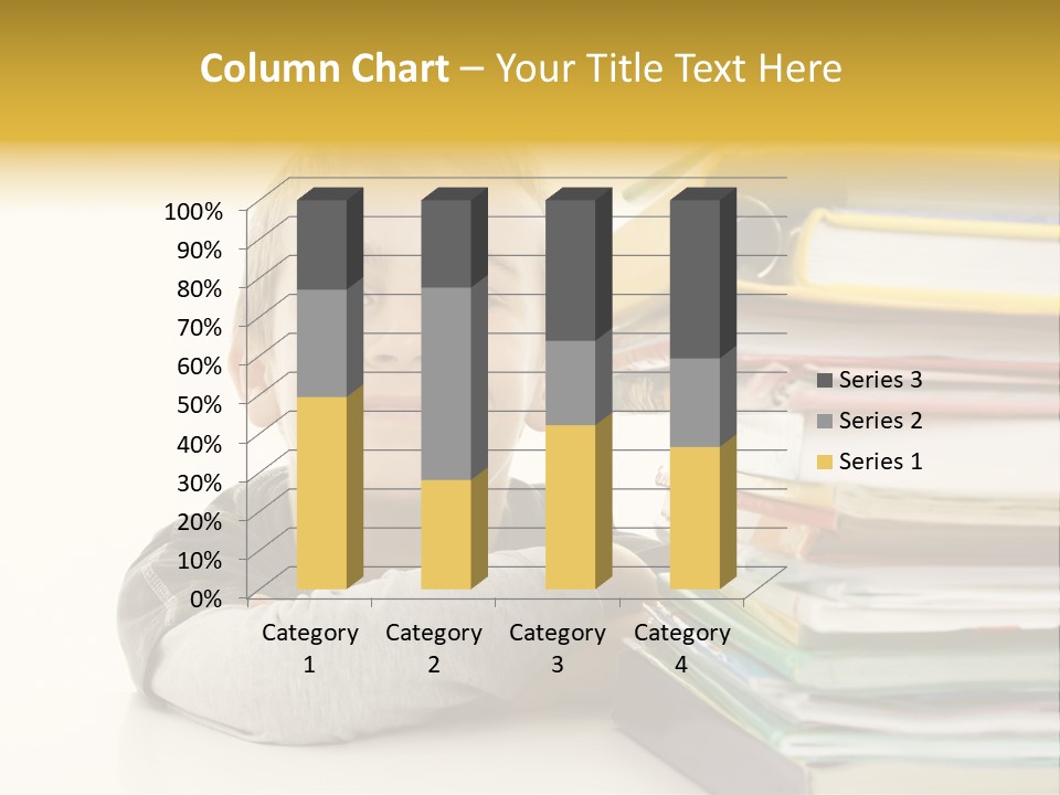 Textbooks Lifestyle Youth PowerPoint Template