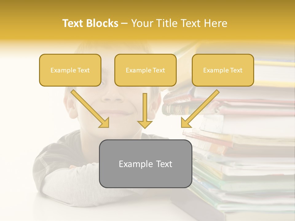 Textbooks Lifestyle Youth PowerPoint Template