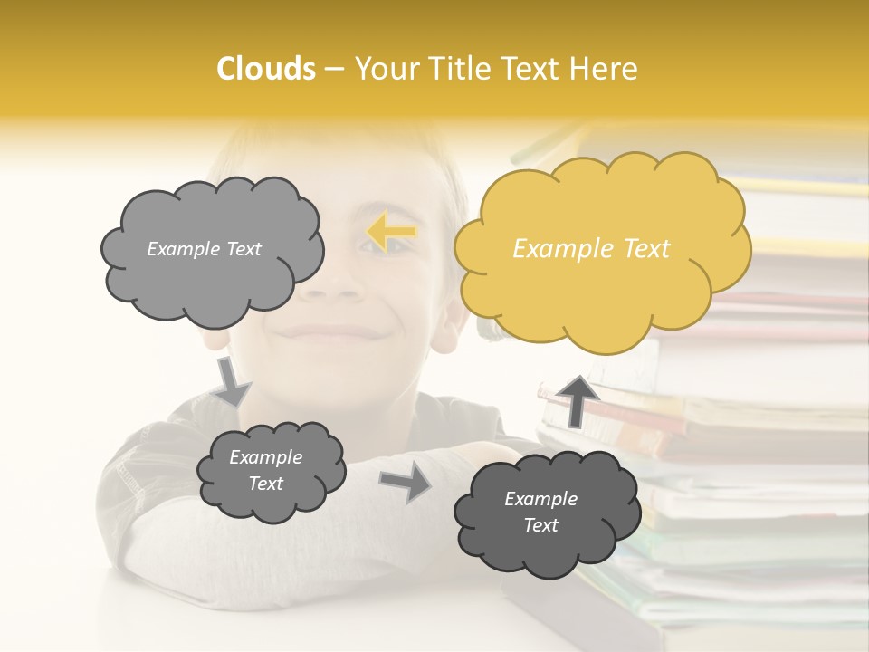 Textbooks Lifestyle Youth PowerPoint Template