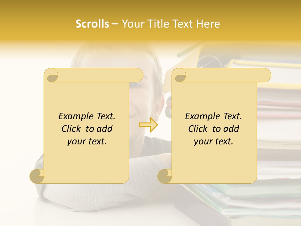 Textbooks Lifestyle Youth PowerPoint Template