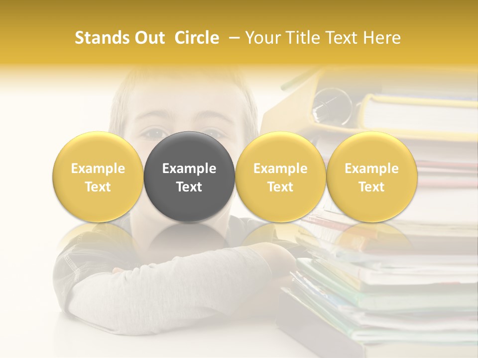 Textbooks Lifestyle Youth PowerPoint Template