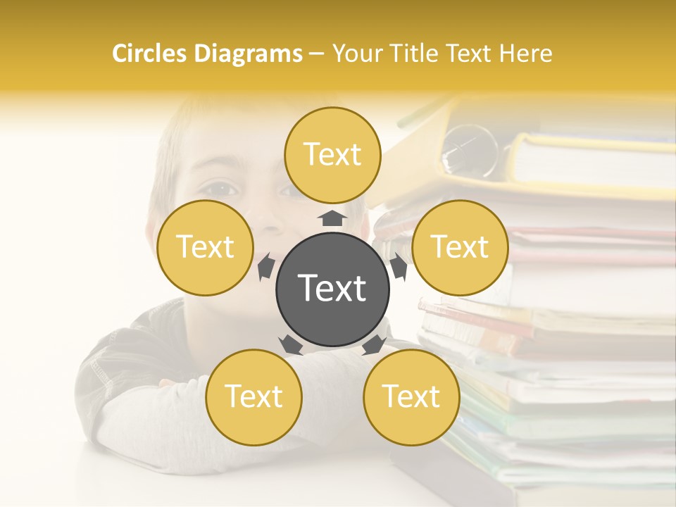 Textbooks Lifestyle Youth PowerPoint Template