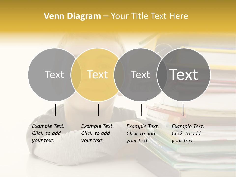 Textbooks Lifestyle Youth PowerPoint Template