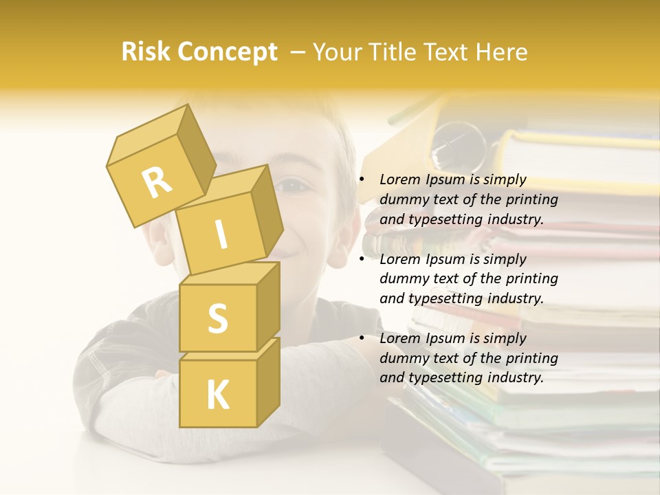 Textbooks Lifestyle Youth PowerPoint Template