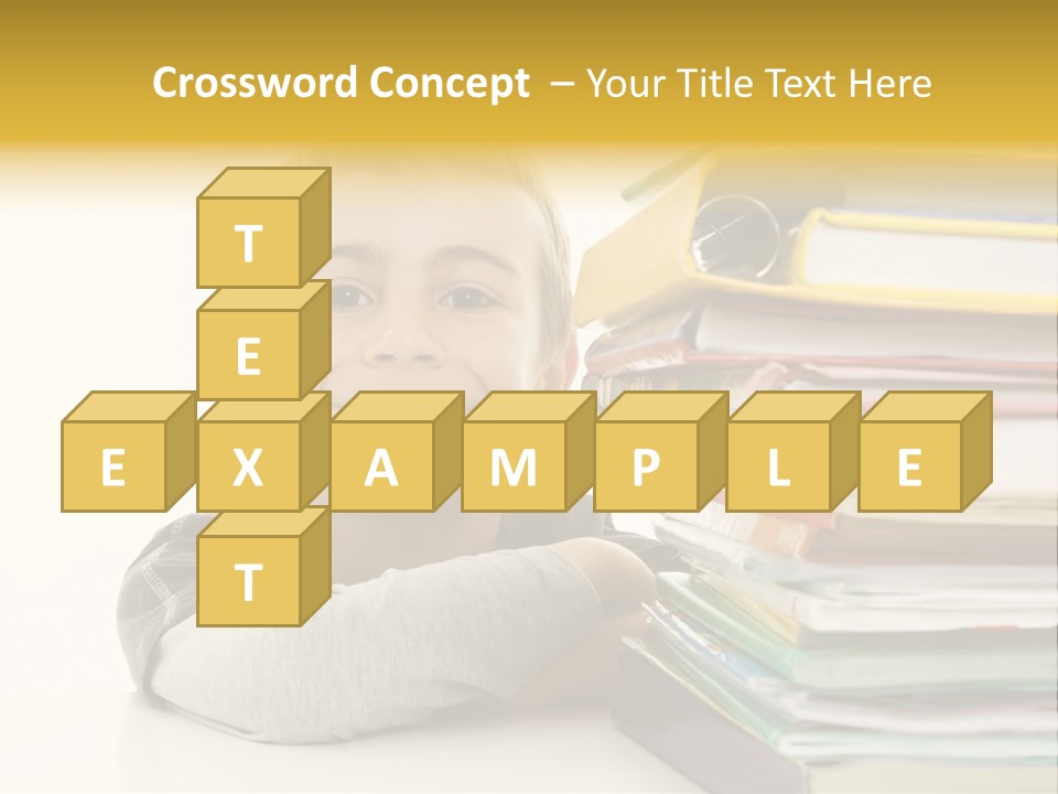 Textbooks Lifestyle Youth PowerPoint Template