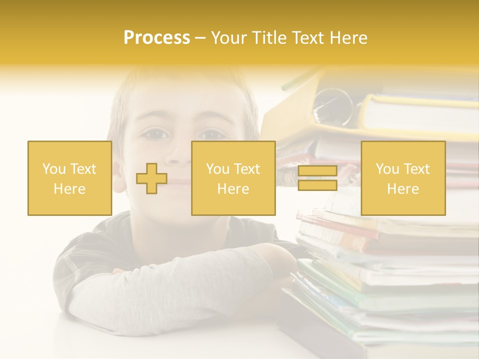 Textbooks Lifestyle Youth PowerPoint Template