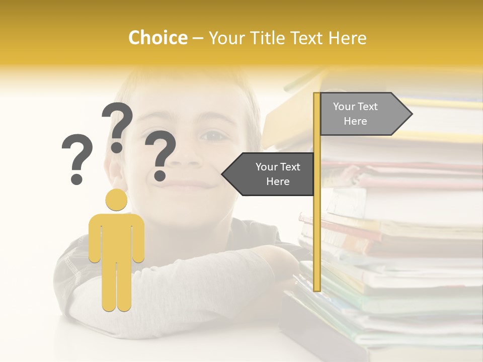 Textbooks Lifestyle Youth PowerPoint Template
