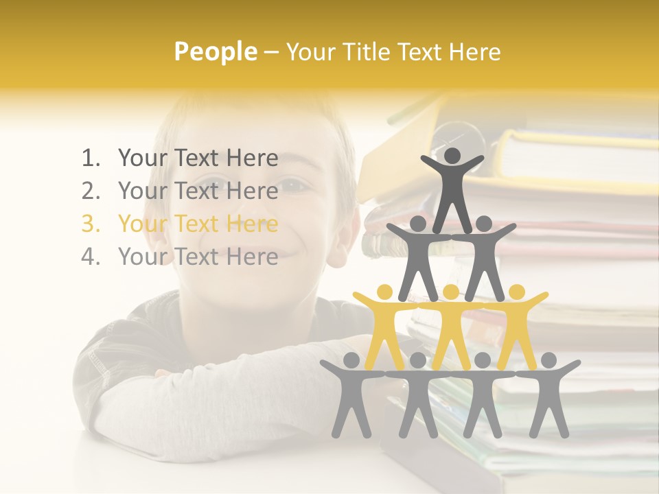 Textbooks Lifestyle Youth PowerPoint Template