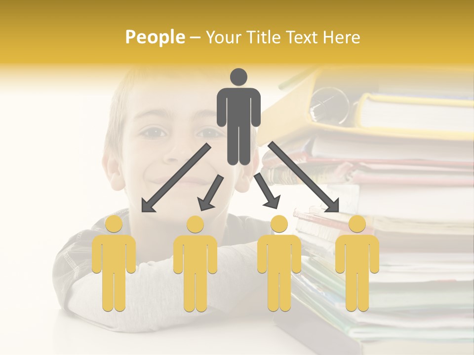 Textbooks Lifestyle Youth PowerPoint Template