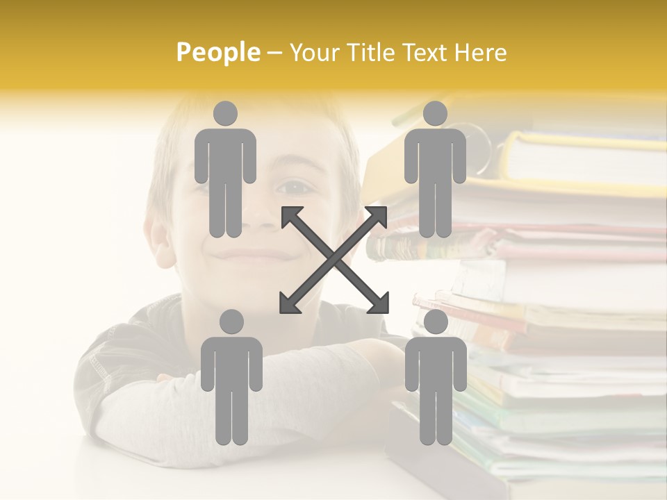 Textbooks Lifestyle Youth PowerPoint Template