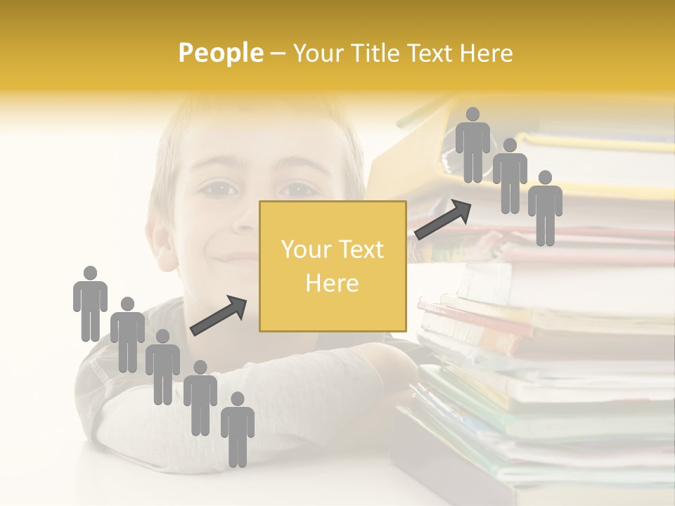 Textbooks Lifestyle Youth PowerPoint Template
