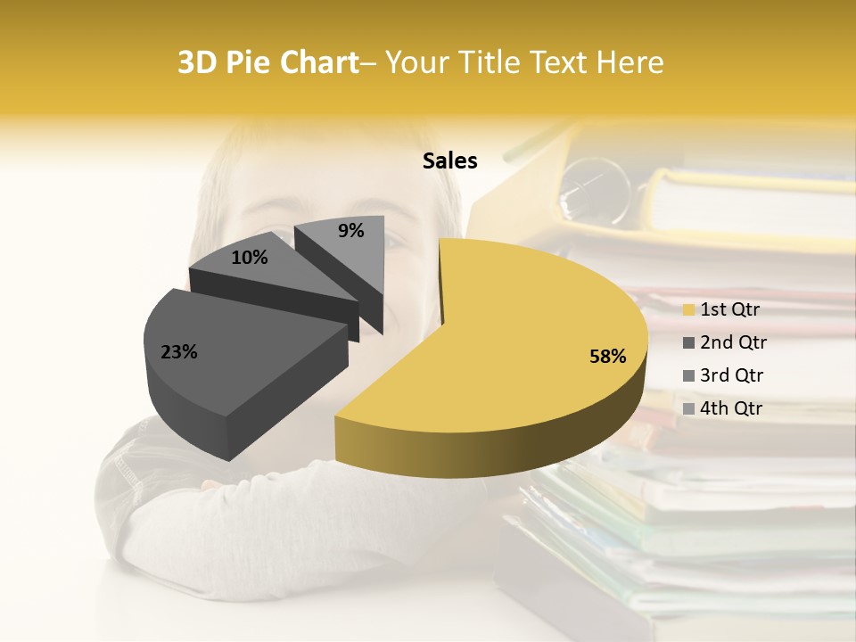 Textbooks Lifestyle Youth PowerPoint Template
