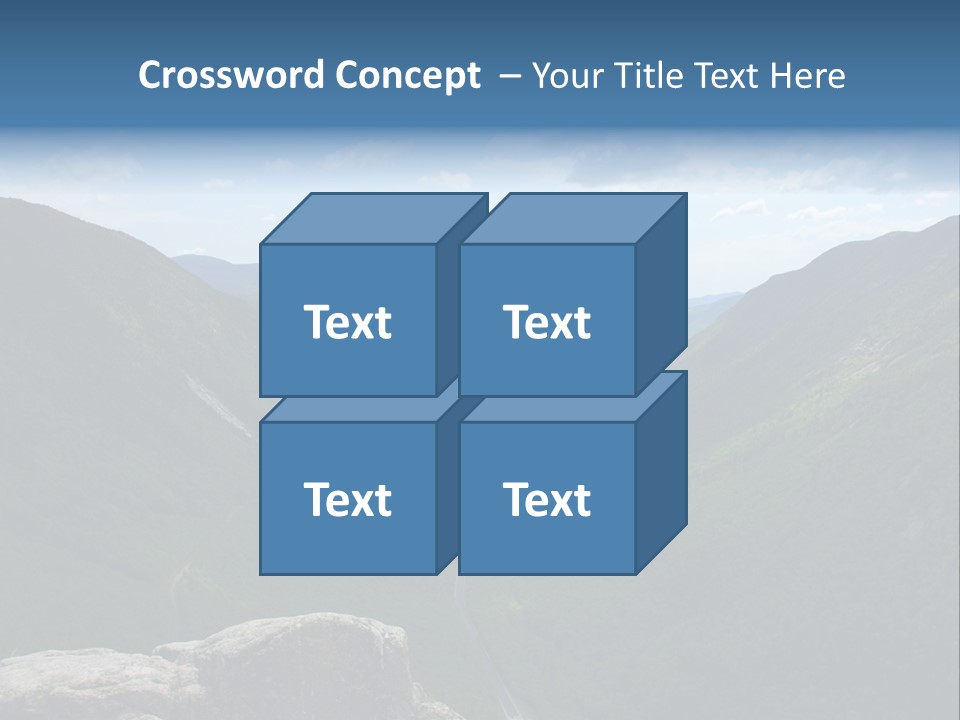 New Hampshire Trails PowerPoint Template