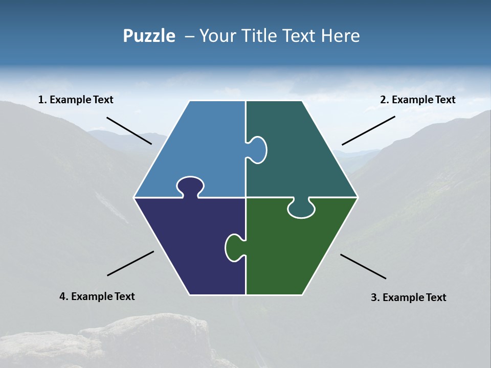 New Hampshire Trails PowerPoint Template