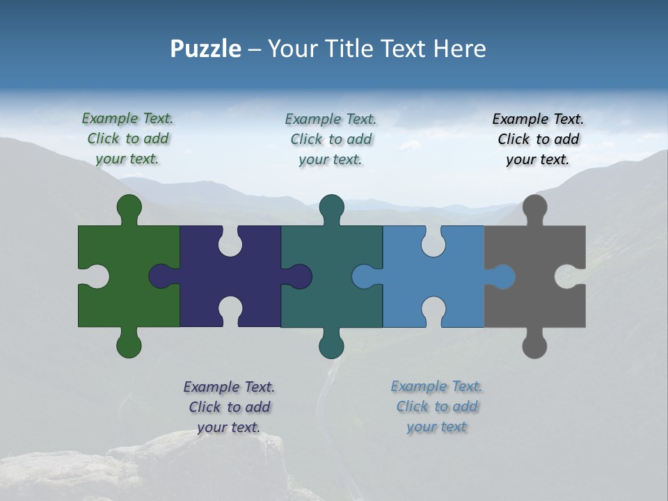 New Hampshire Trails PowerPoint Template