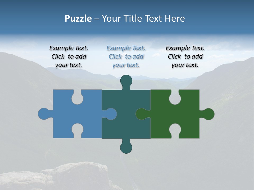 New Hampshire Trails PowerPoint Template