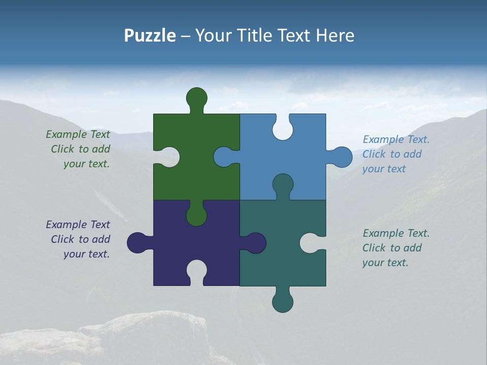 New Hampshire Trails PowerPoint Template