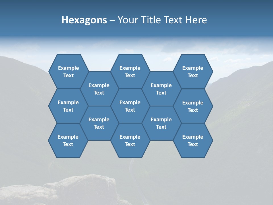 New Hampshire Trails PowerPoint Template